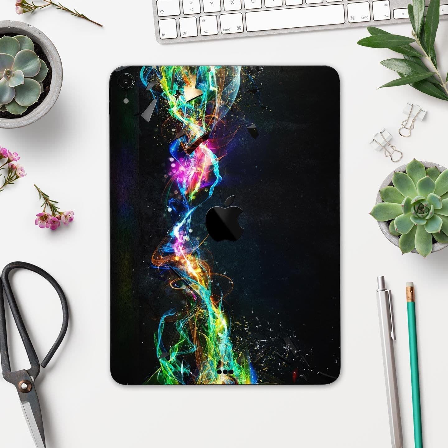 image-Neon Motion Lights - Full Body Skin Decal for the Apple iPad Pro