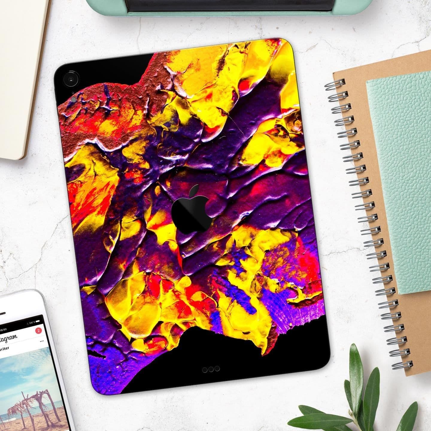 image-Liquid Abstract Paint V32 - Full Body Skin Decal for the Apple iPad