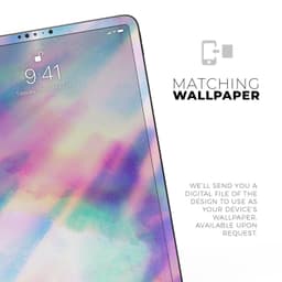 image-Tie Dyed Bright Texture - Full Body Skin Decal for the Apple iPad Pro