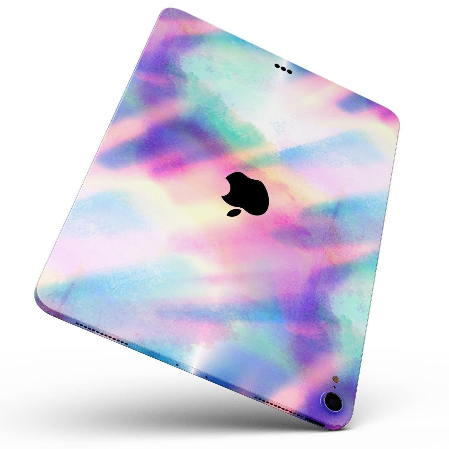 image-Tie Dyed Bright Texture - Full Body Skin Decal for the Apple iPad Pro