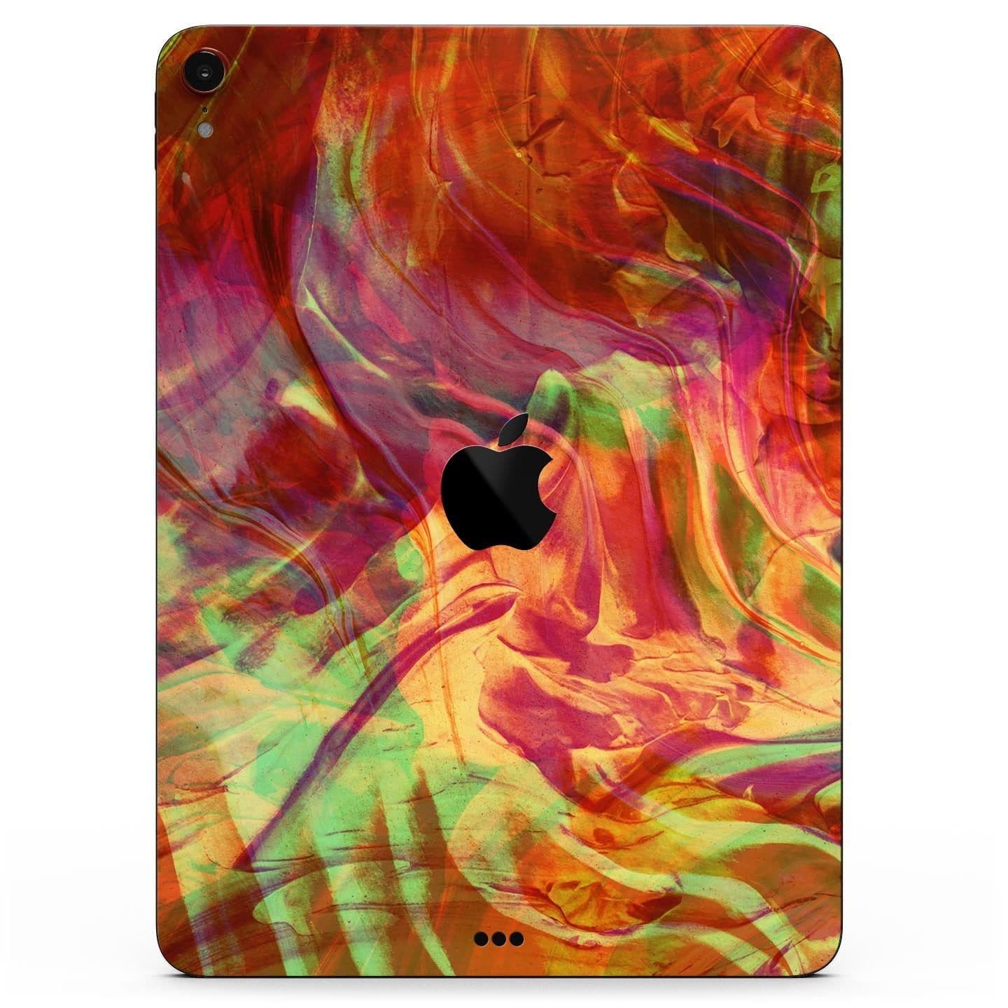 image-Liquid Abstract Paint Remix V74 - Full Body Skin Decal for the Apple
