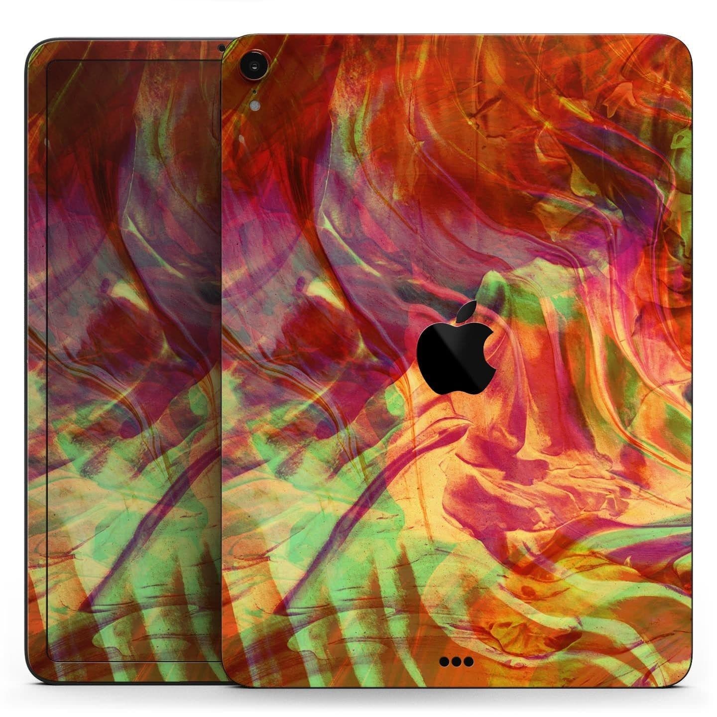 image-Liquid Abstract Paint Remix V74 - Full Body Skin Decal for the Apple