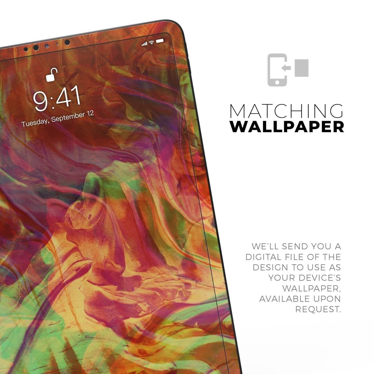 image-Liquid Abstract Paint Remix V74 - Full Body Skin Decal for the Apple