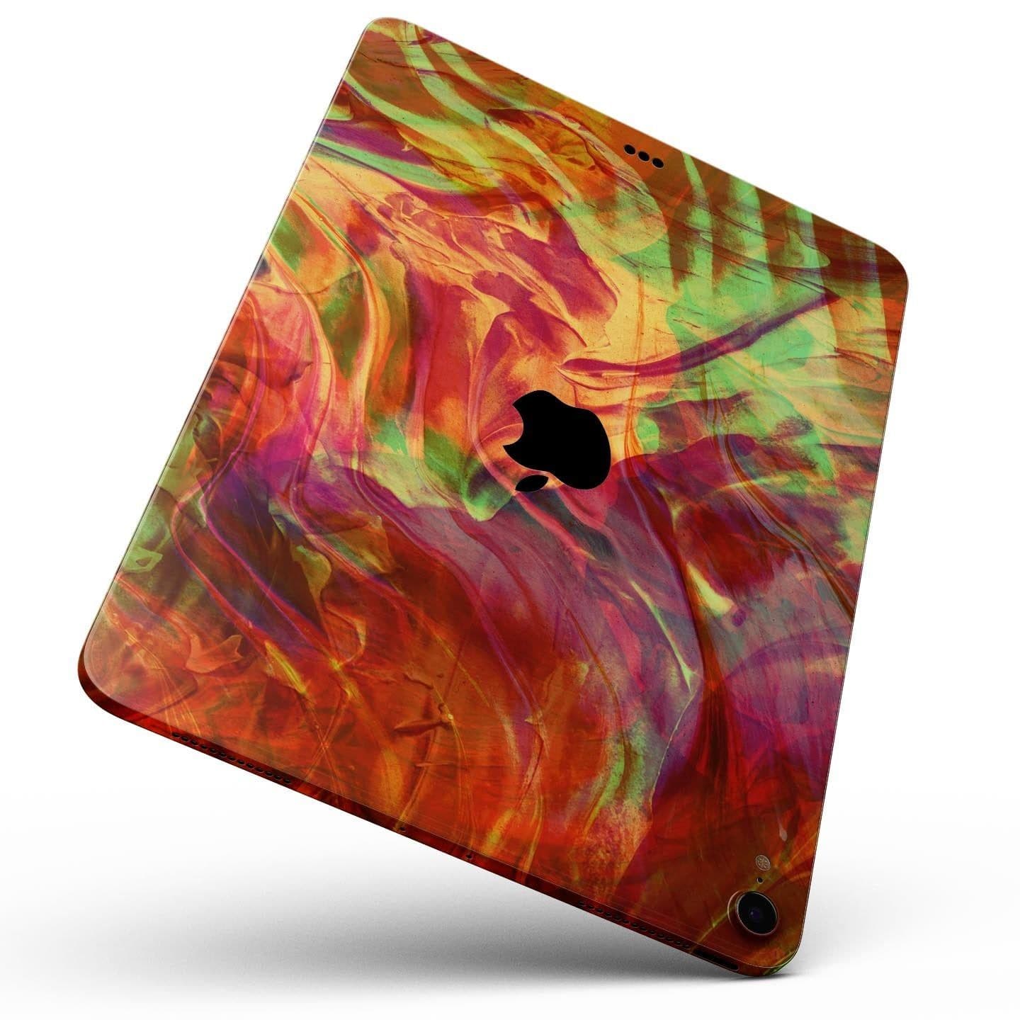 image-Liquid Abstract Paint Remix V74 - Full Body Skin Decal for the Apple