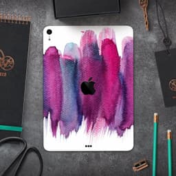image-Violet Mixed Watercolor - Full Body Skin Decal for the Apple iPad Pro