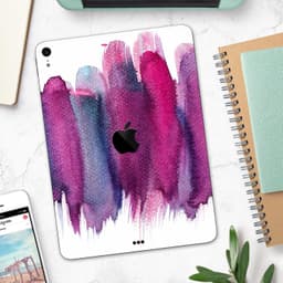 image-Violet Mixed Watercolor - Full Body Skin Decal for the Apple iPad Pro