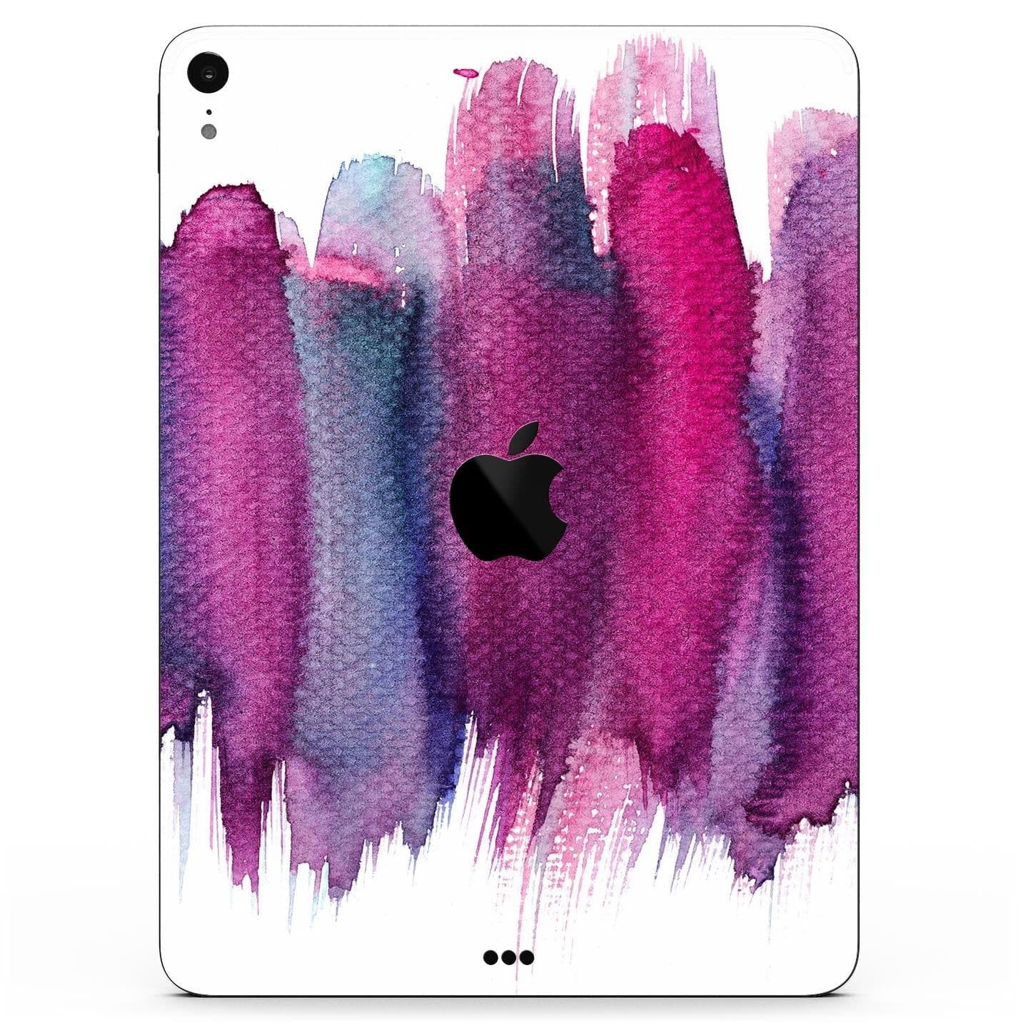 image-Violet Mixed Watercolor - Full Body Skin Decal for the Apple iPad Pro