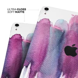 image-Violet Mixed Watercolor - Full Body Skin Decal for the Apple iPad Pro