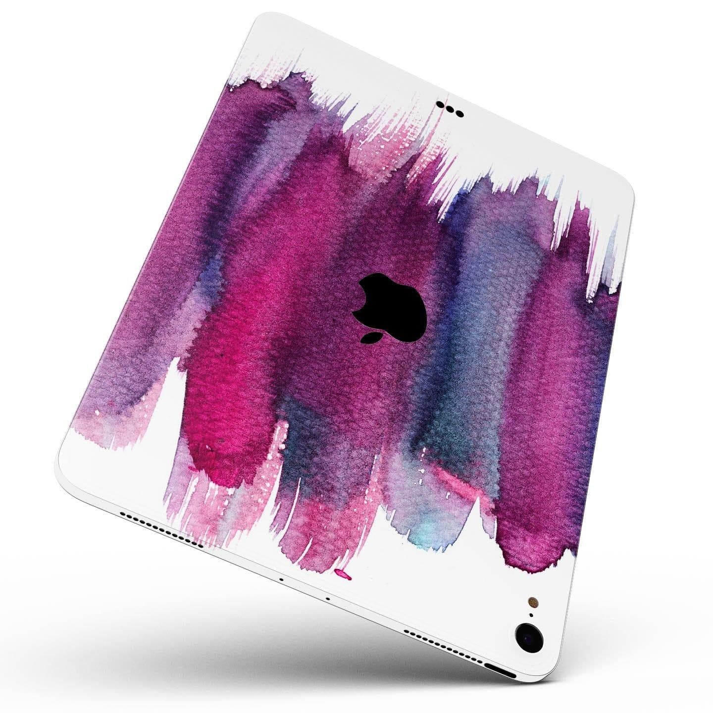 image-Violet Mixed Watercolor - Full Body Skin Decal for the Apple iPad Pro