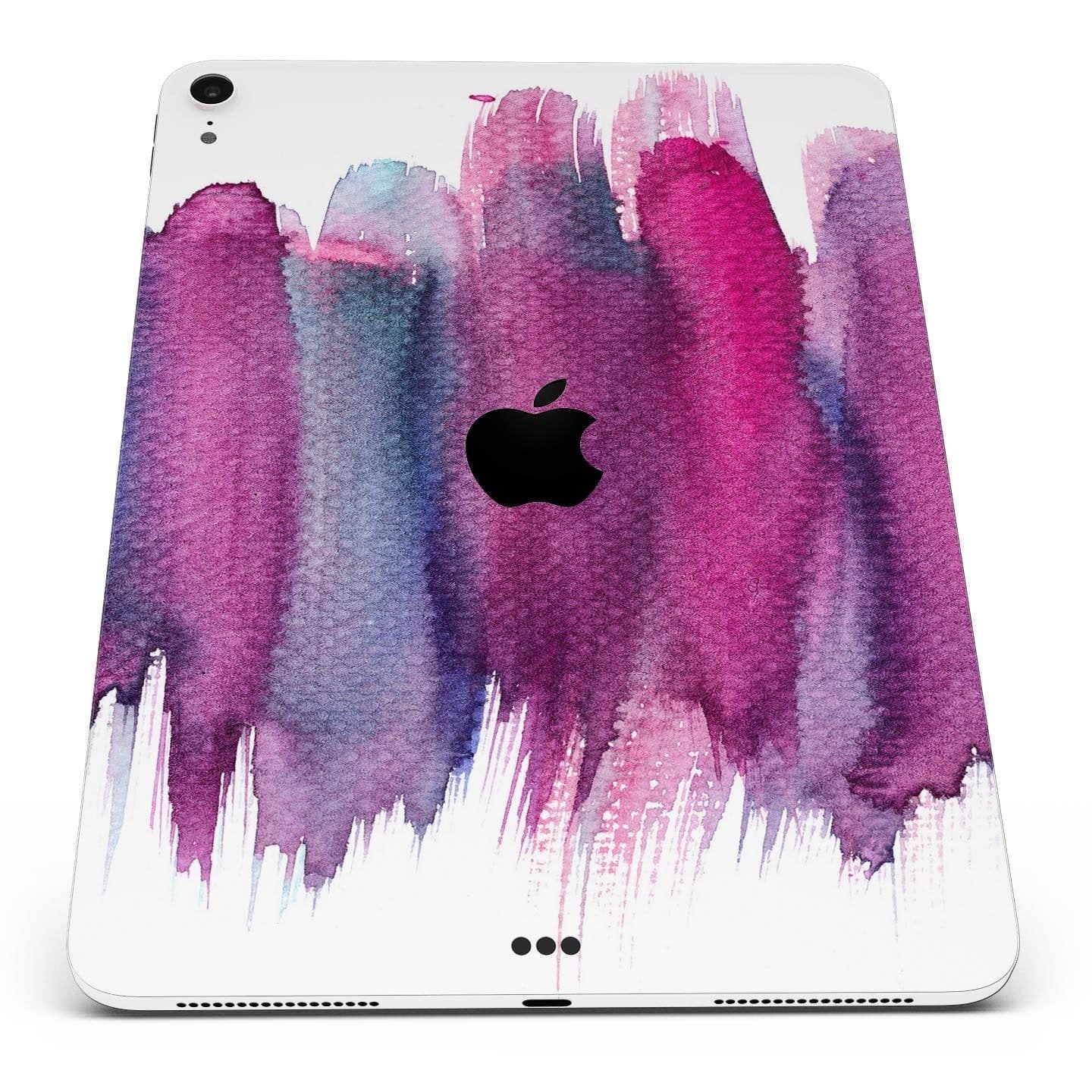 image-Violet Mixed Watercolor - Full Body Skin Decal for the Apple iPad Pro