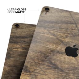 image-Raw Wood Planks V3 - Full Body Skin Decal for the Apple iPad Pro