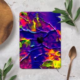 image-Liquid Abstract Paint V16 - Full Body Skin Decal for the Apple iPad
