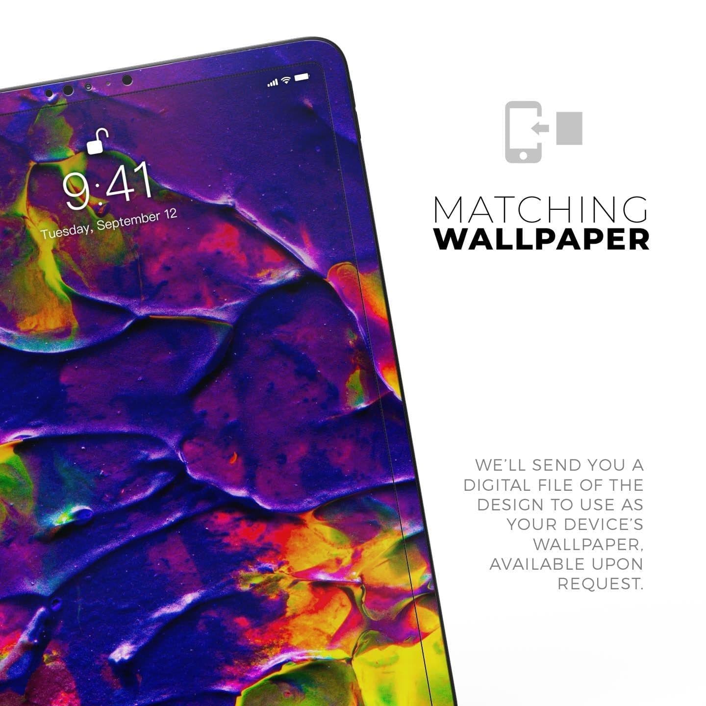 image-Liquid Abstract Paint V16 - Full Body Skin Decal for the Apple iPad