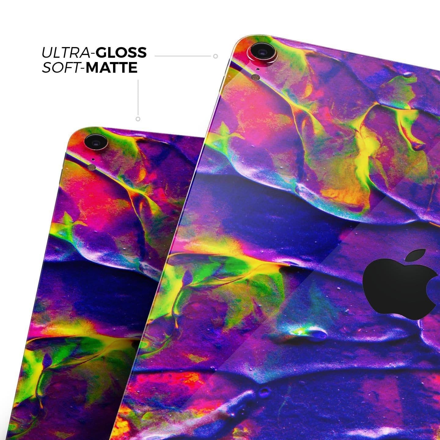 image-Liquid Abstract Paint V16 - Full Body Skin Decal for the Apple iPad