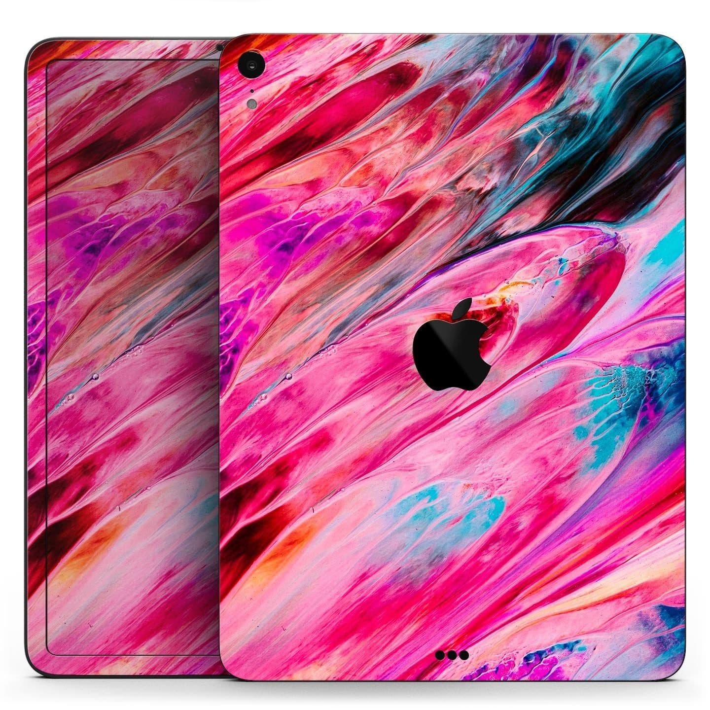 image-Liquid Abstract Paint V67 - Full Body Skin Decal for the Apple iPad