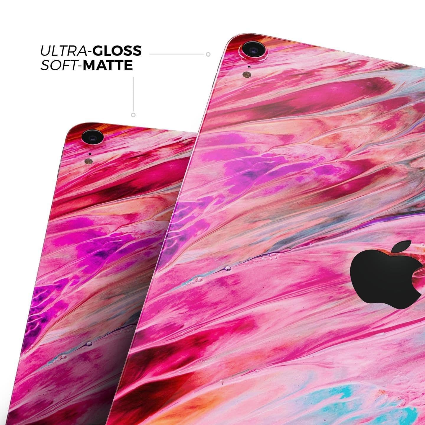 image-Liquid Abstract Paint V67 - Full Body Skin Decal for the Apple iPad