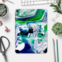 image-Liquid Abstract Paint V39 - Full Body Skin Decal for the Apple iPad