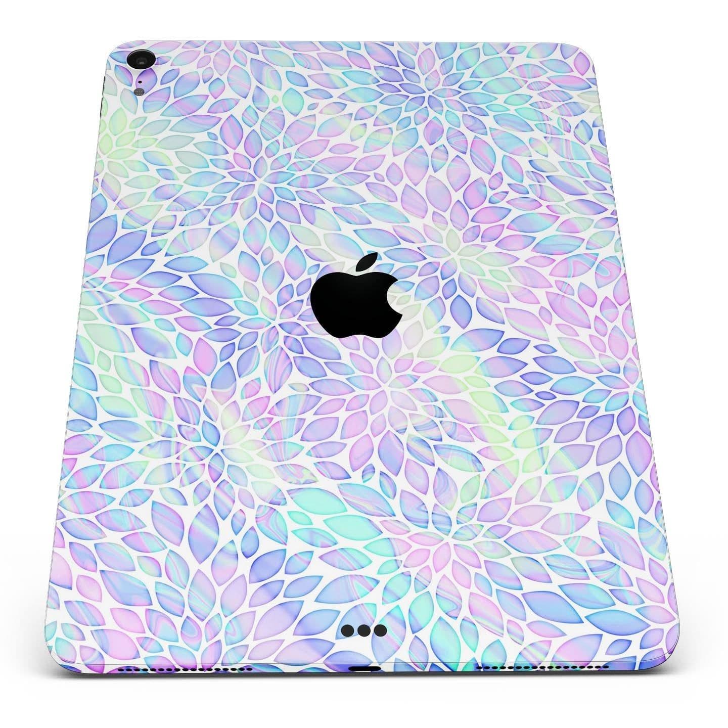 image-Iridescent Dahlia v3 - Full Body Skin Decal for the Apple iPad Pro