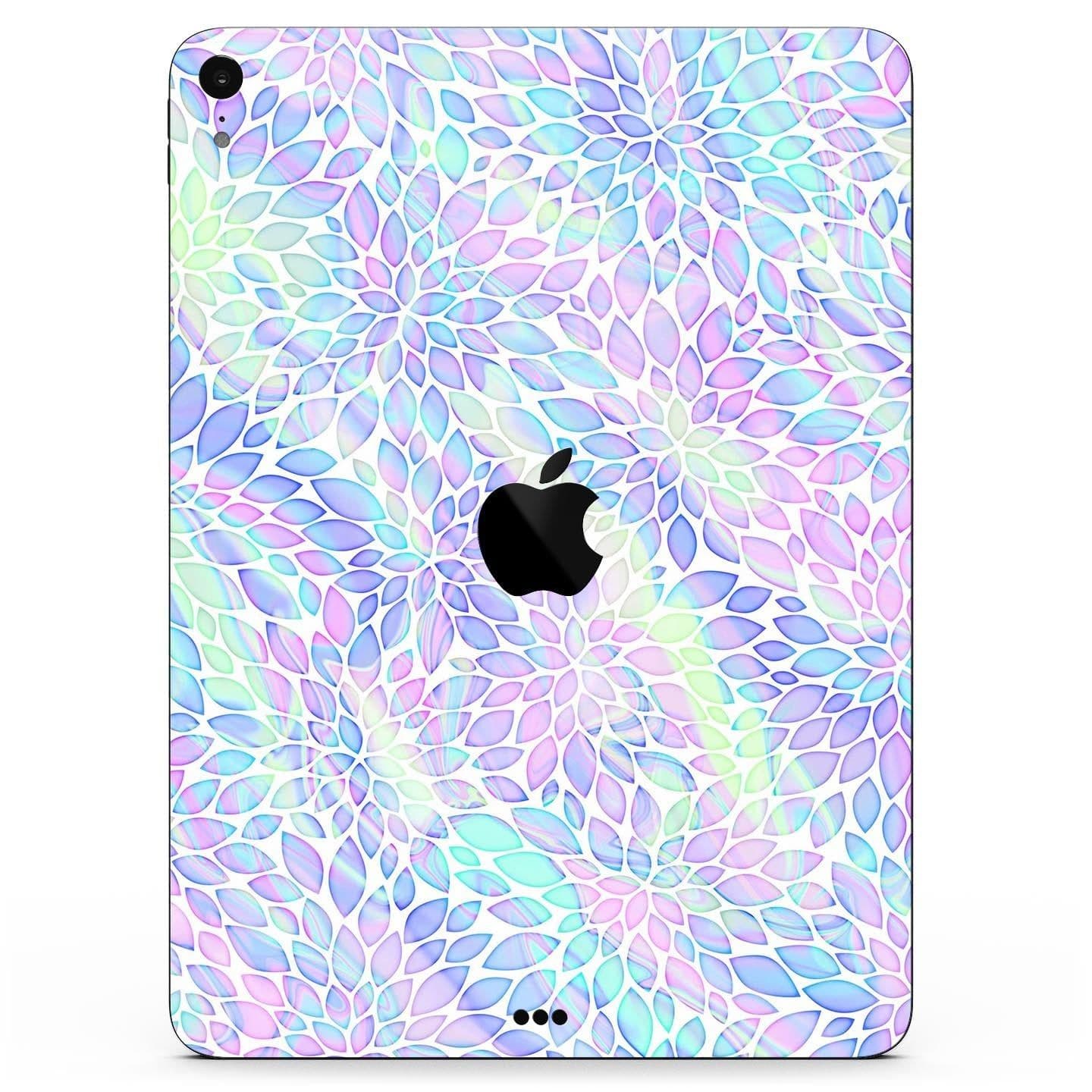 image-Iridescent Dahlia v3 - Full Body Skin Decal for the Apple iPad Pro