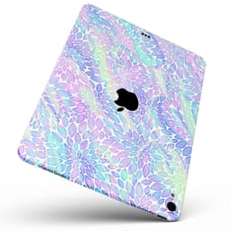 image-Iridescent Dahlia v3 - Full Body Skin Decal for the Apple iPad Pro