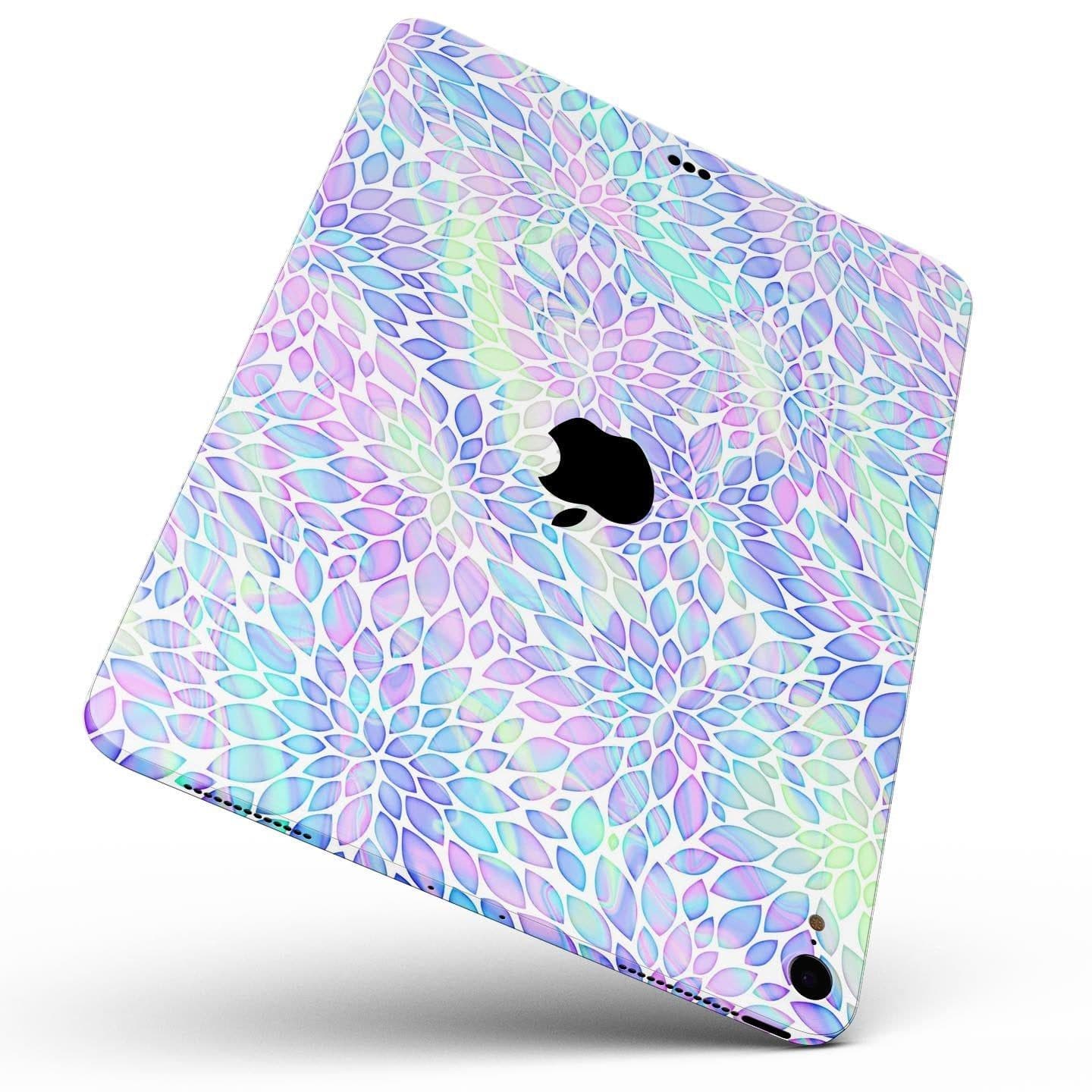 image-Iridescent Dahlia v3 - Full Body Skin Decal for the Apple iPad Pro