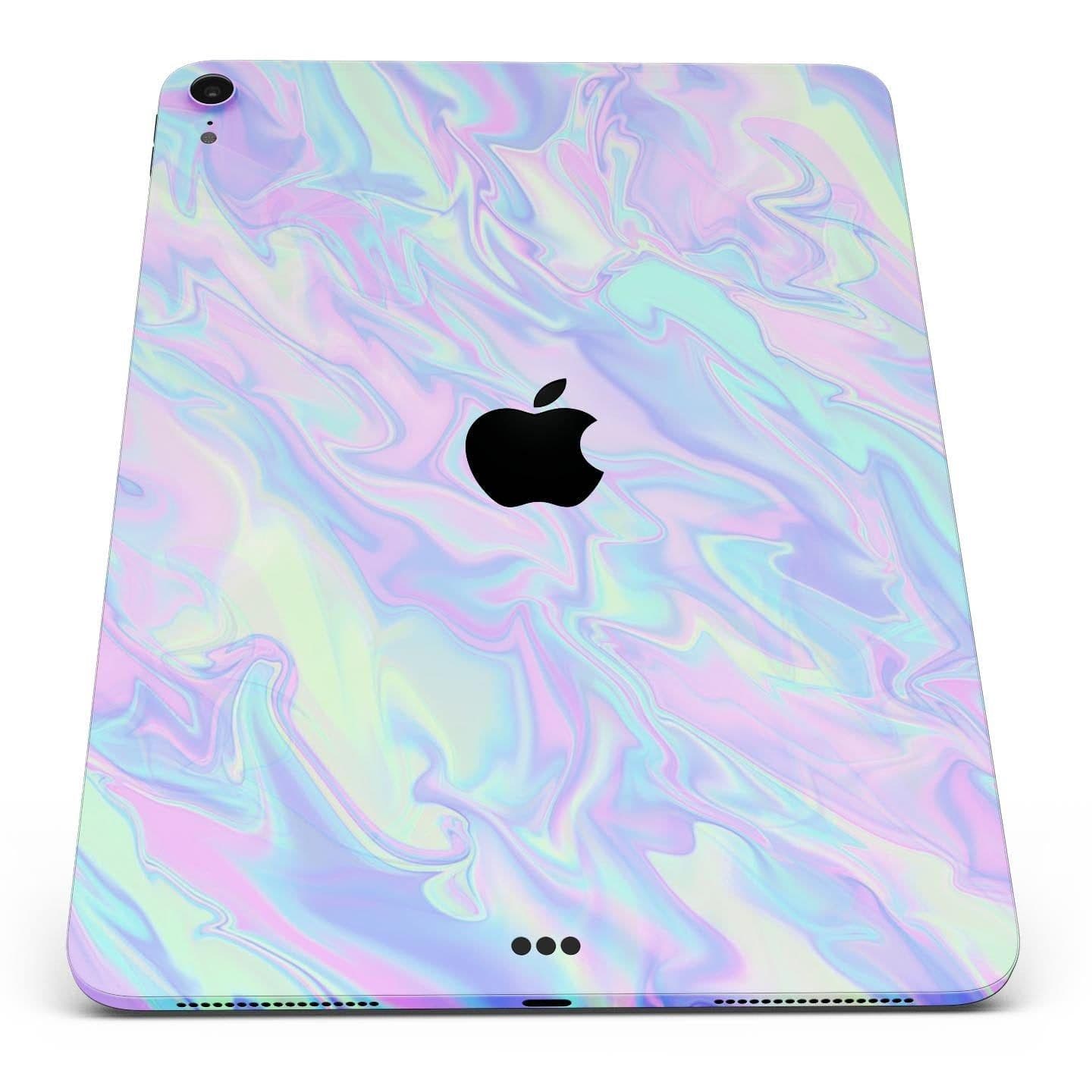 image-Iridescent Dahlia v1 - Full Body Skin Decal for the Apple iPad Pro