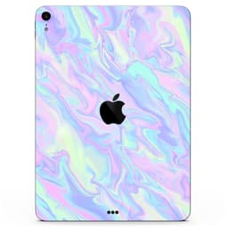 image-Iridescent Dahlia v1 - Full Body Skin Decal for the Apple iPad Pro