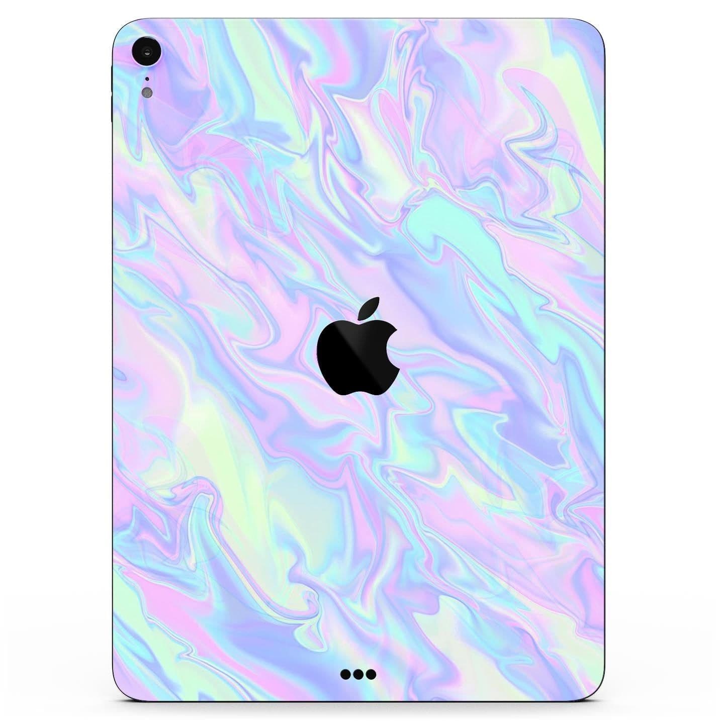image-Iridescent Dahlia v1 - Full Body Skin Decal for the Apple iPad Pro