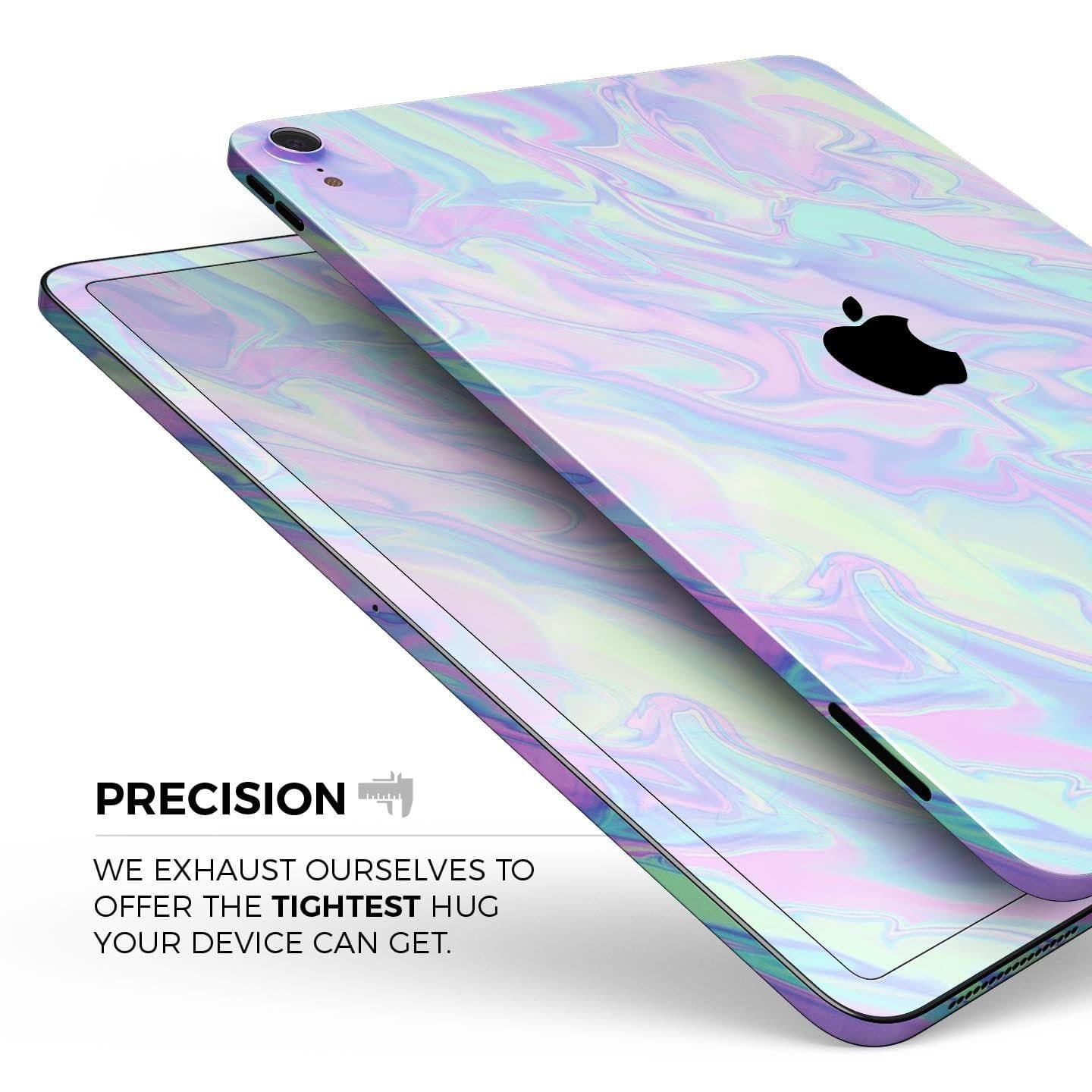 image-Iridescent Dahlia v1 - Full Body Skin Decal for the Apple iPad Pro