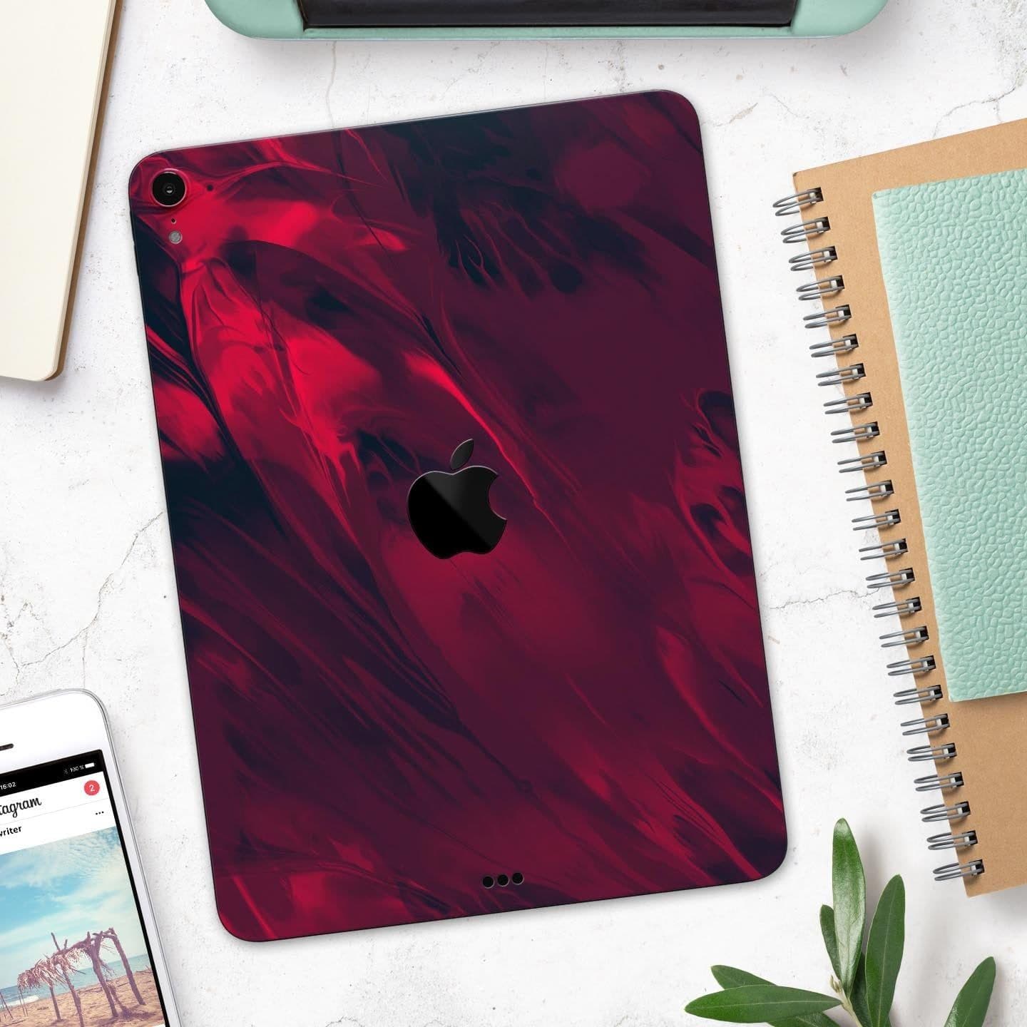 image-Liquid Abstract Paint Remix V34 - Full Body Skin Decal for the Apple
