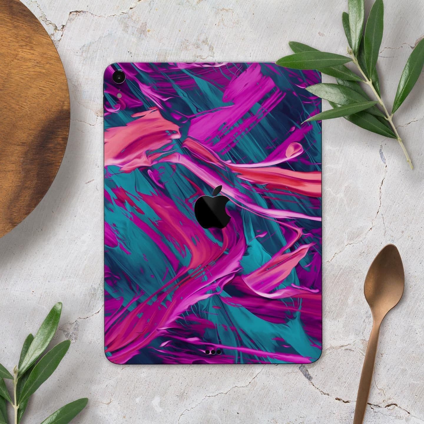 image-Liquid Abstract Paint Remix V5 - Full Body Skin Decal for the Apple