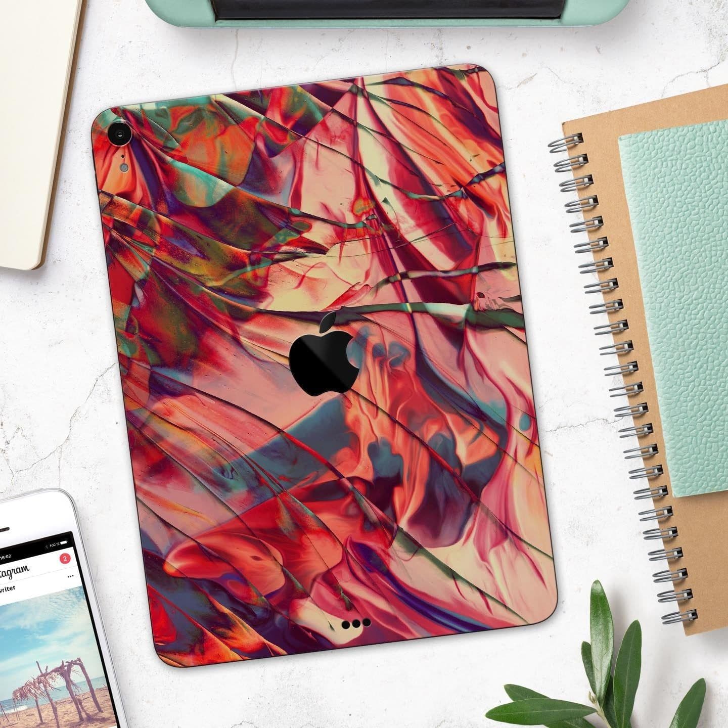 image-Liquid Abstract Paint Remix V9 - Full Body Skin Decal for the Apple