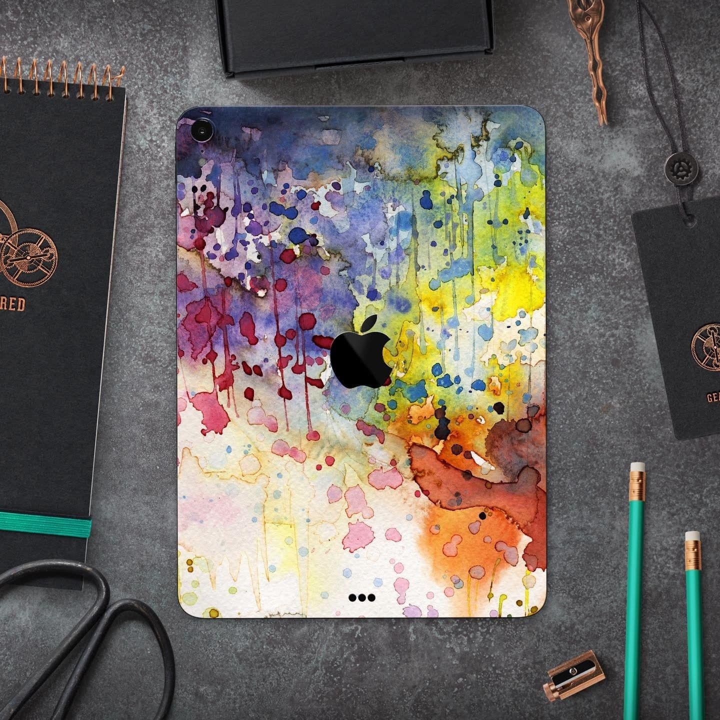 image-WaterColor Grunge Setting - Full Body Skin Decal for the Apple iPad