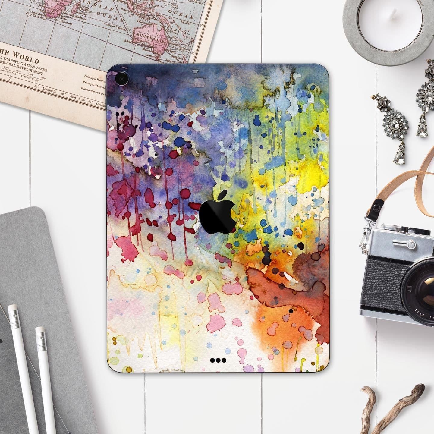 image-WaterColor Grunge Setting - Full Body Skin Decal for the Apple iPad