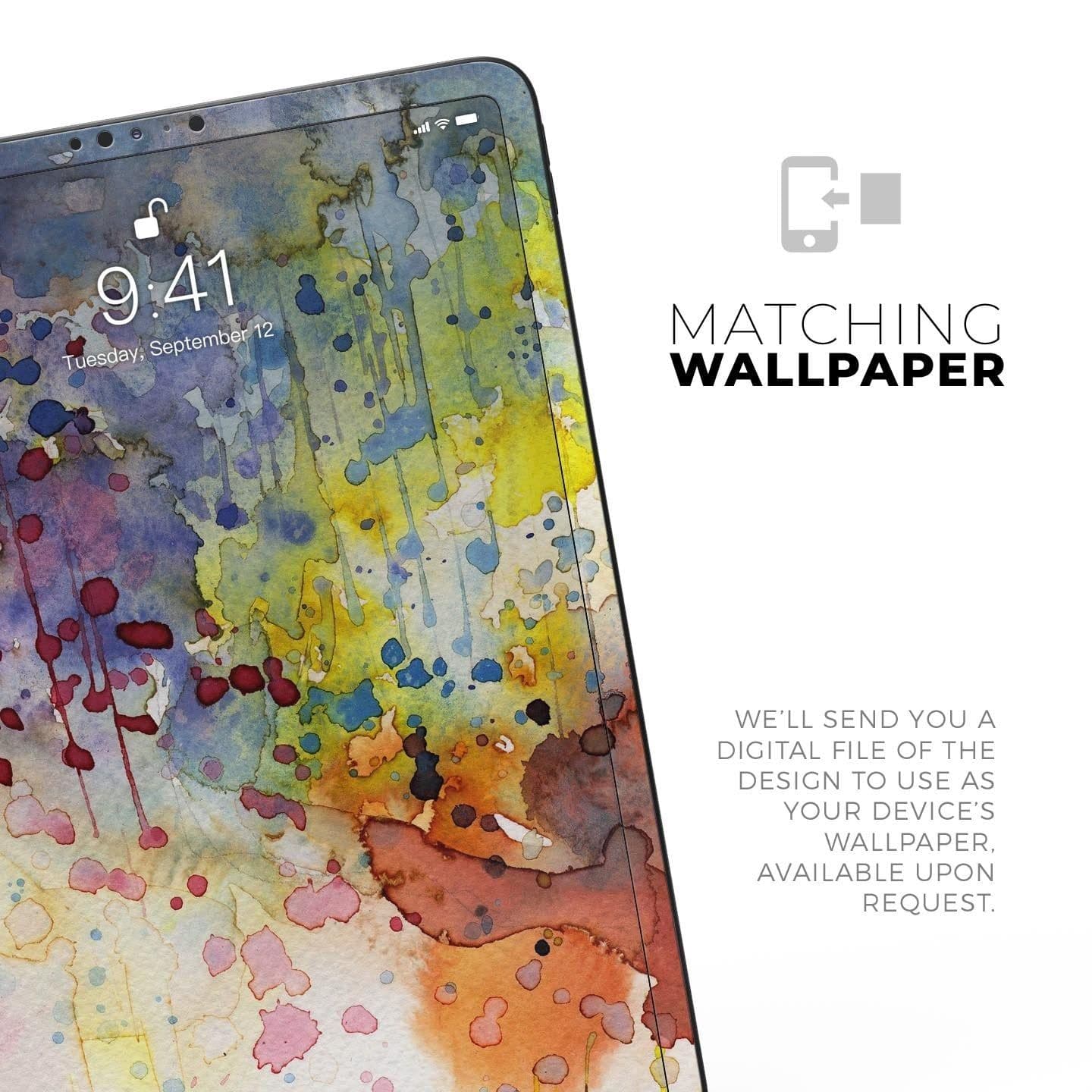 image-WaterColor Grunge Setting - Full Body Skin Decal for the Apple iPad