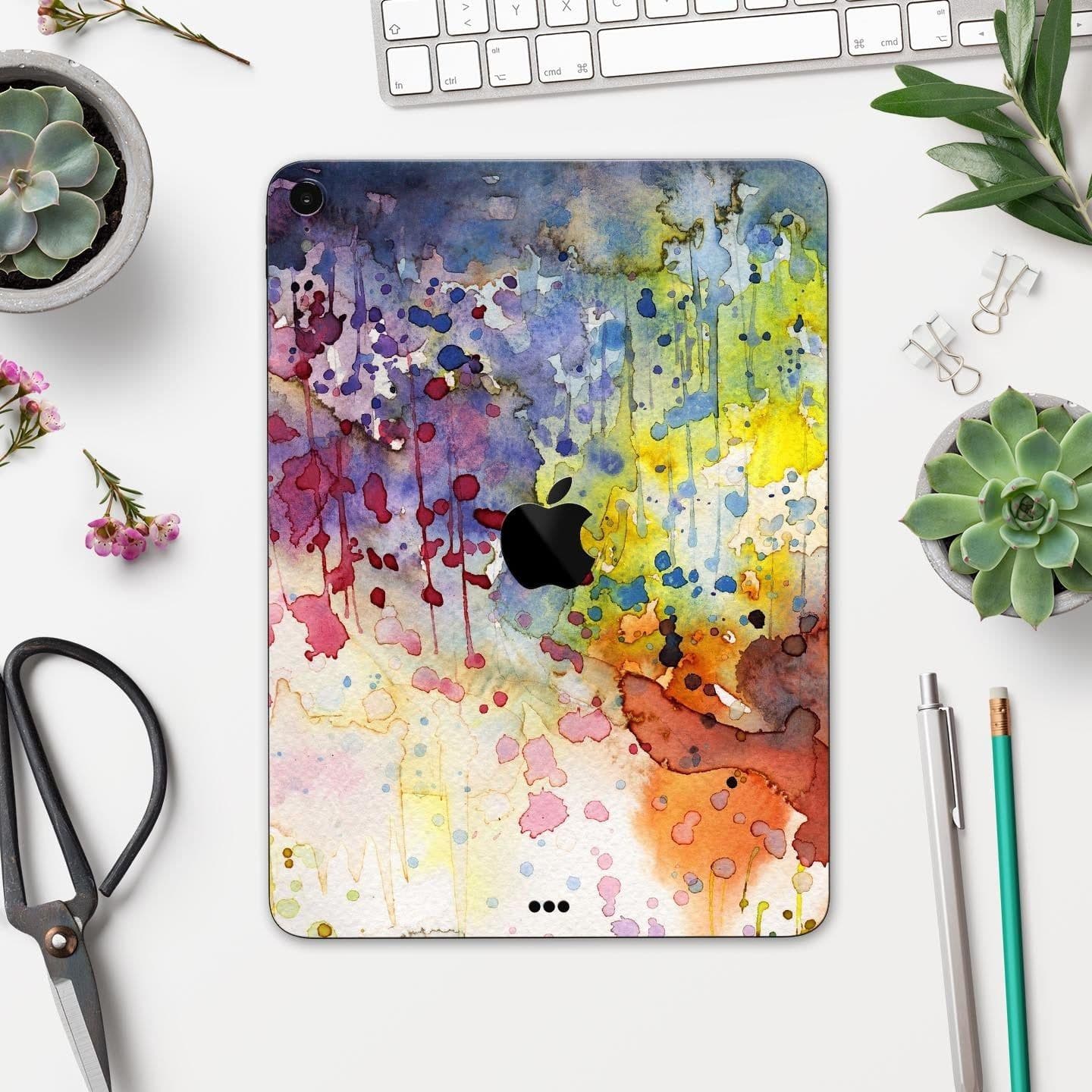 image-WaterColor Grunge Setting - Full Body Skin Decal for the Apple iPad
