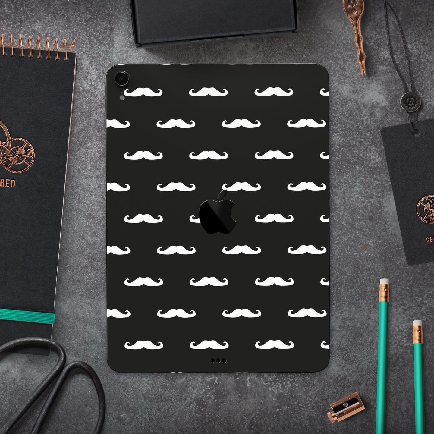 image-Mustache Galore - Full Body Skin Decal for the Apple iPad Pro 12.9",