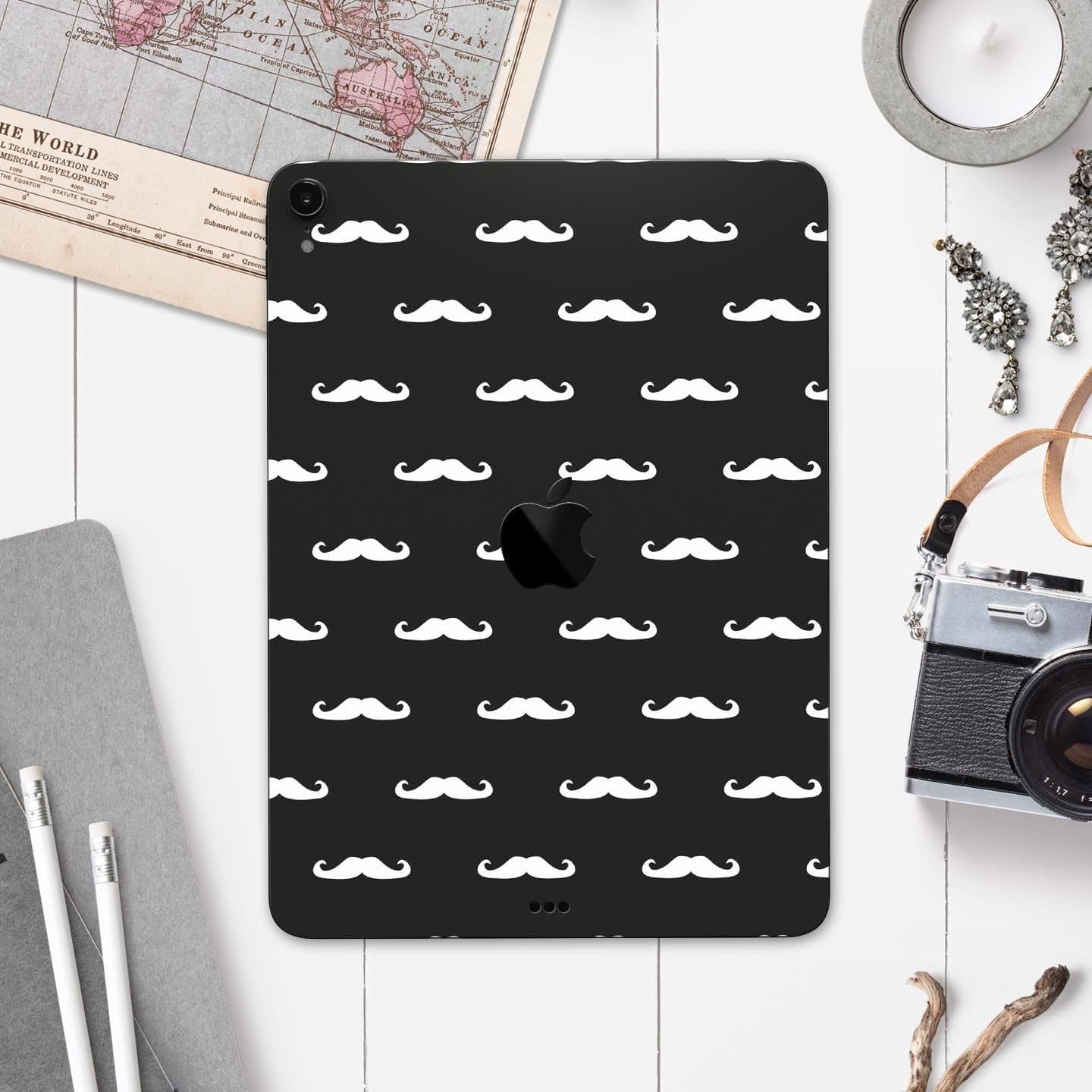 image-Mustache Galore - Full Body Skin Decal for the Apple iPad Pro 12.9",