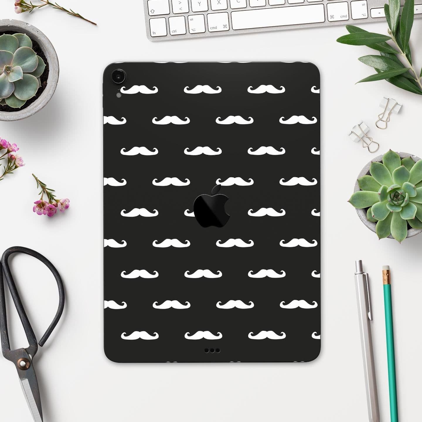 image-Mustache Galore - Full Body Skin Decal for the Apple iPad Pro 12.9",