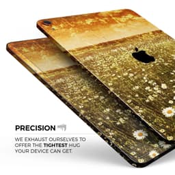 image-Vintage Glowing Orange Field - Full Body Skin Decal for the Apple iPad