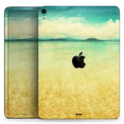 image-Vintage Vibrant Beach Scene - Full Body Skin Decal for the Apple iPad
