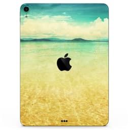 image-Vintage Vibrant Beach Scene - Full Body Skin Decal for the Apple iPad