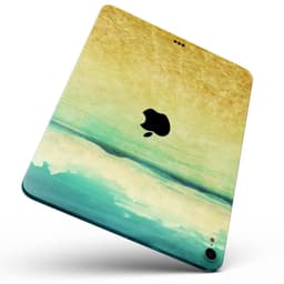image-Vintage Vibrant Beach Scene - Full Body Skin Decal for the Apple iPad