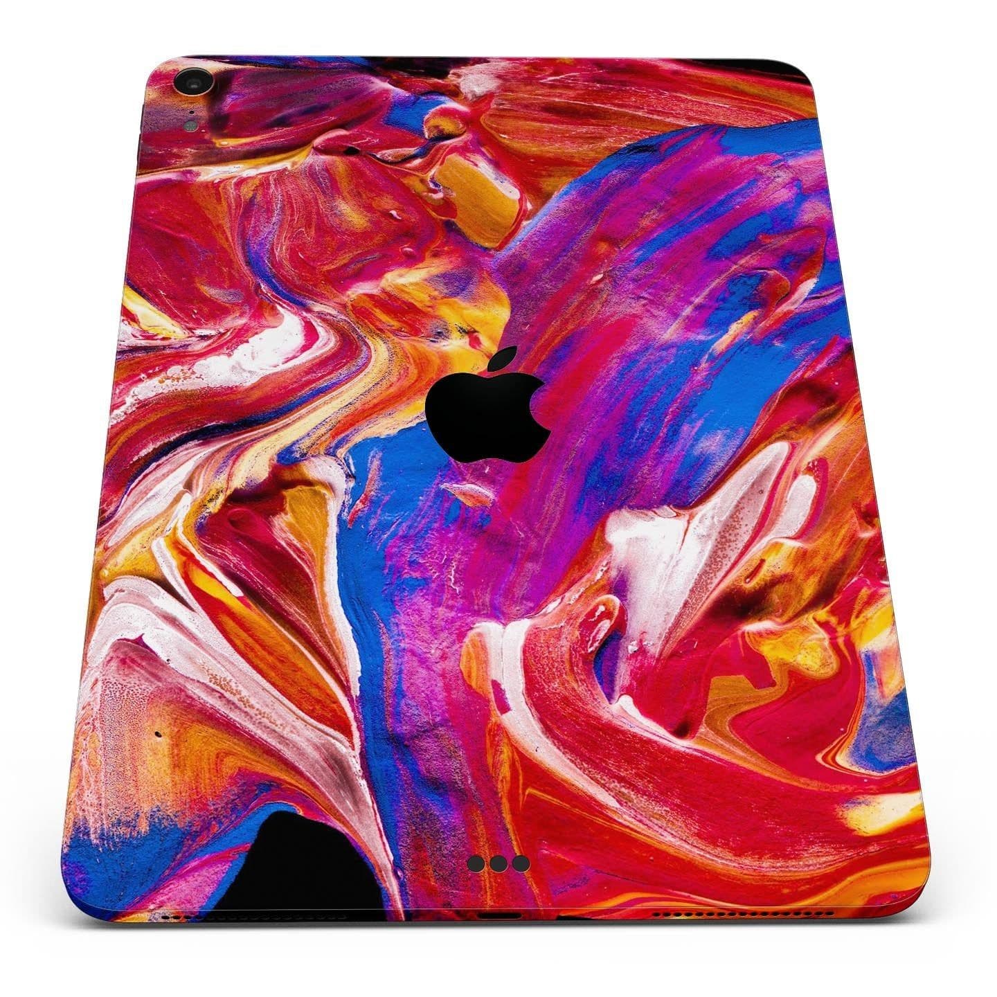 image-Liquid Abstract Paint V44 - Full Body Skin Decal for the Apple iPad