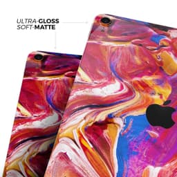 image-Liquid Abstract Paint V44 - Full Body Skin Decal for the Apple iPad