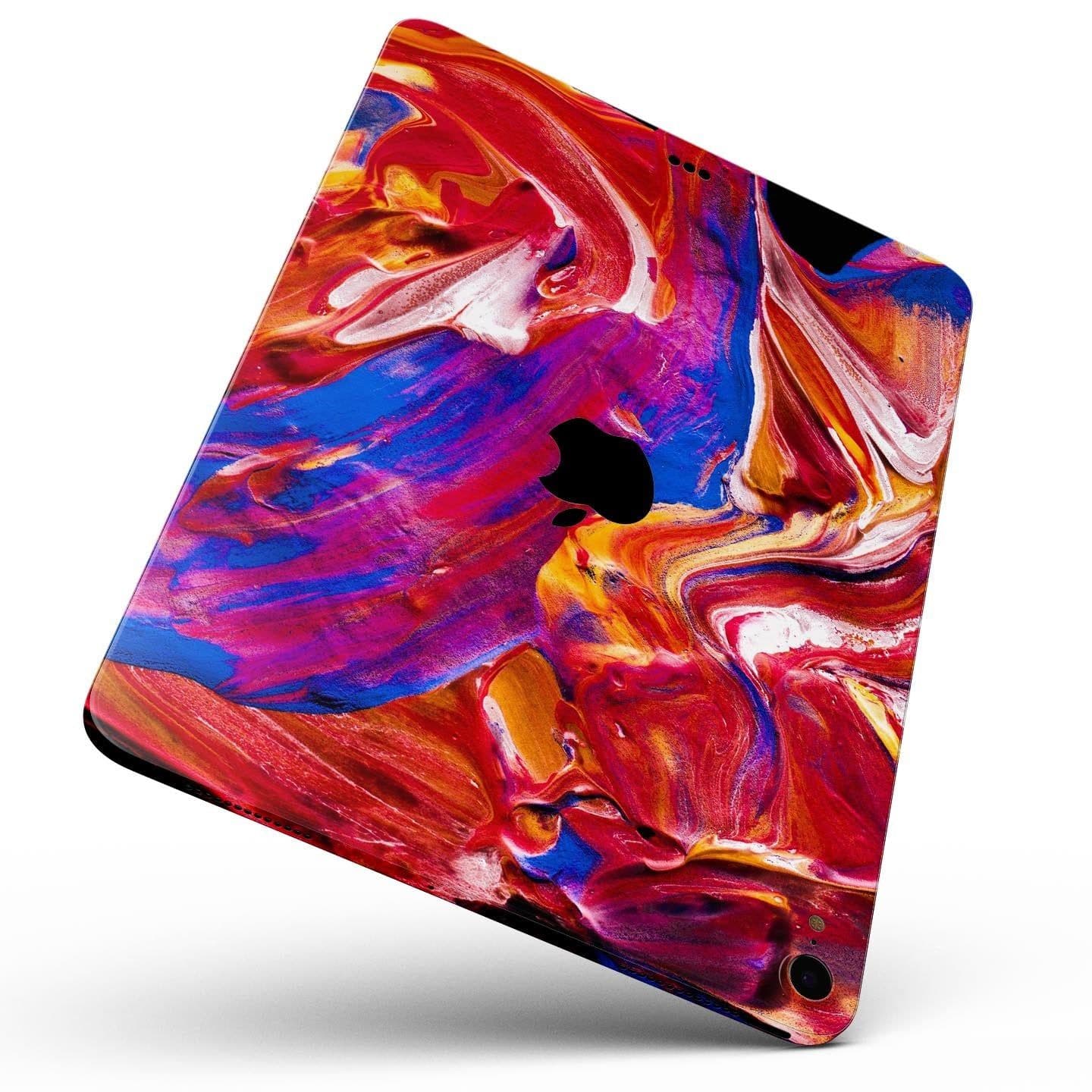 image-Liquid Abstract Paint V44 - Full Body Skin Decal for the Apple iPad
