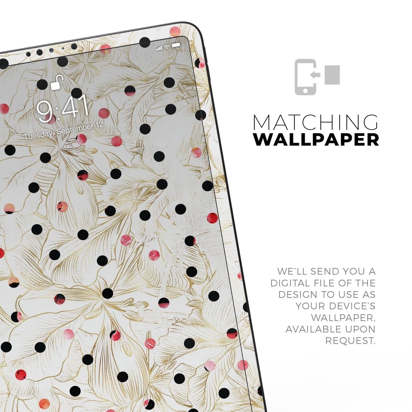 image-Karamfila Watercolo Poppies V17 - Full Body Skin Decal for the Apple