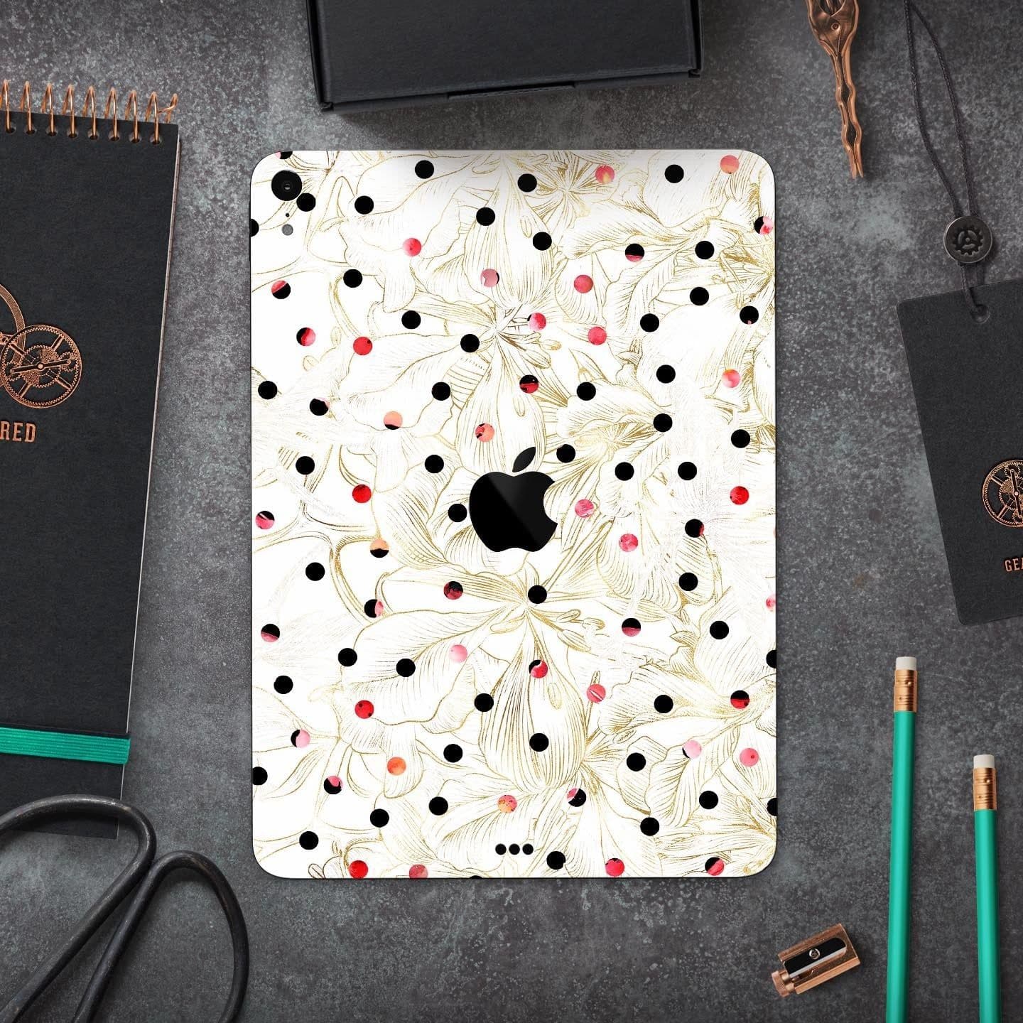 image-Karamfila Watercolo Poppies V17 - Full Body Skin Decal for the Apple