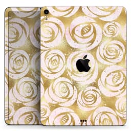image-Karamfila Watercolor & Gold V1 - Full Body Skin Decal for the Apple