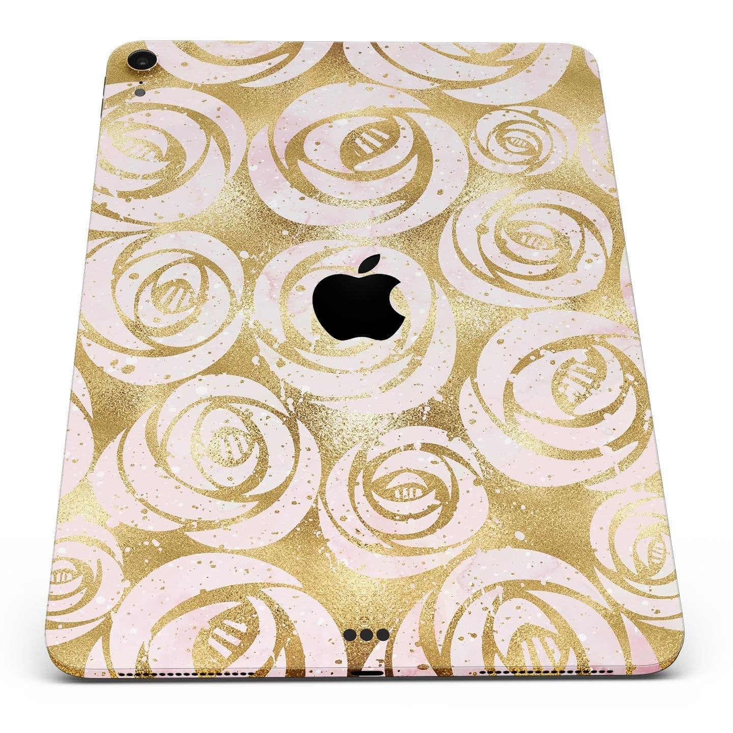 image-Karamfila Watercolor & Gold V1 - Full Body Skin Decal for the Apple